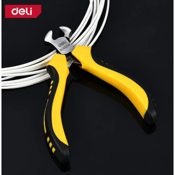 Кусачки DL103203 мини торцовые 100мм, двухкомпонентная рукоять Deli-1