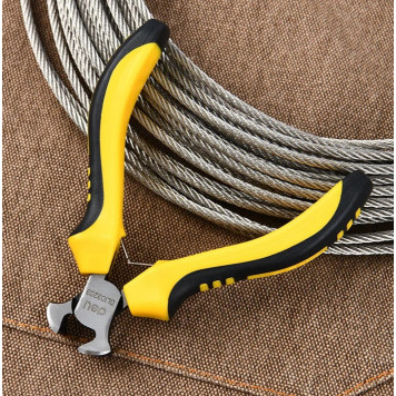 Кусачки DL103203 мини торцовые 100мм, двухкомпонентная рукоять Deli-3