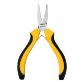 Плоскогубцы DL103204 мини без насечки 125мм, двухкомпонентная рукоять Deli