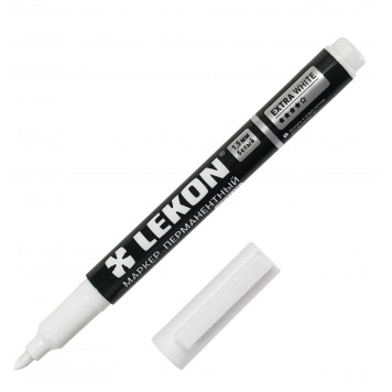 Маркер 012392 LEKON EХTRA WHITE 1.5мм перманентный Белый