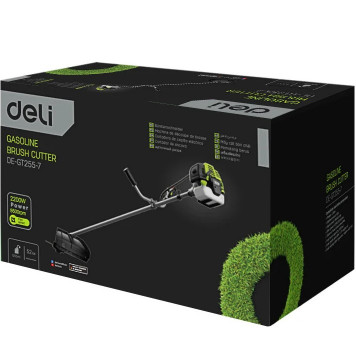Бензотриммер DE-GT255-7 триммер бензиновый Deli-11