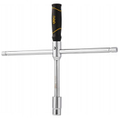 Ключ DL4416K крестообразный балонный гаечный 1/2" 17/19мм + 21/23мм Deli