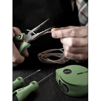 Набор HT0004L ручного инструмента "Home Series Green" 4 предмет Deli-4