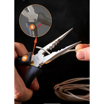 Набор HT0008C ручного инструмента "Home Series Gray" 8 предметов Deli-3