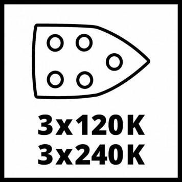 Шлифмашина аккумуляторная вибрационная PXC TE-OS 18/150 Li - Solo 4460708 Einhell-6