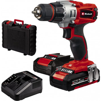 Шуруповёрт PXC TE-CD 18/2 Li, 18В,44Нм,патрон 10мм,2x2.0Ач,кейс Einhell 4514231-1