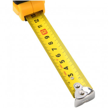 Рулетка DL3798 7,5мх25мм, Автостоп, ударопрочный корпус, метрическая Deli-6