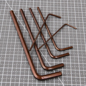 Ключи DL230708G набор шестигранных удлиненных 9шт размеры 1,5,2,2,5,3,4,5,6,8,10мм Deli-3