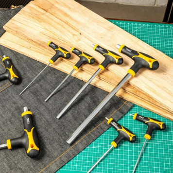 Ключи DL233108 н-р шестигранных с рукоятью Deli 8 шт размеры 2;2,5;3; 4;5;6;8;10 Deli-1