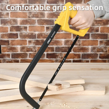 Ножовка DL353212 по металлу, дереву, пластику 300мм Deli-5