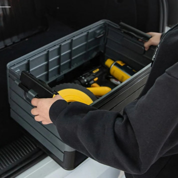 Ящик для инструментов складной Deli DL884135 480 х 300 х 240 мм, 35 литров-1