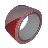 Сигнальная лента для ограждения STRONG 75/200 бело-красная (24)