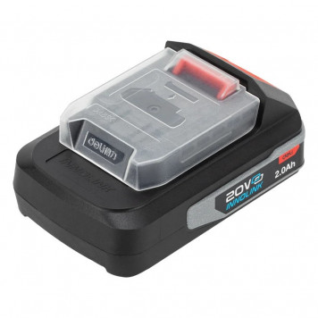 Шуруповёрт DE-DZ20-1D2, 2х2Ач+ЗУ, 20В, 50Нм, сумка, Deli "Red Line"-10