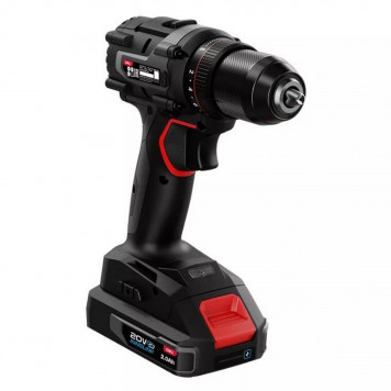 Шуруповёрт DE-DZ20-2D2, 2х2Ач+ЗУ, 20В, 70Нм, сумка, Deli "Red Line"-2