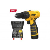 Шуруповёрт DL-DZ12-6A2 1х2Ач+ЗУ, 12В, 30Нм, набор оснастки 24 предмет Deli