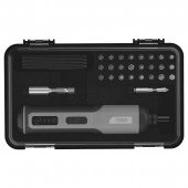 Отвёртка DC161 аккумуляторная (4В, 2А*ч, 5Нм, 300об/мин, Type-C, набор бит 24 шт, кейс) Deli