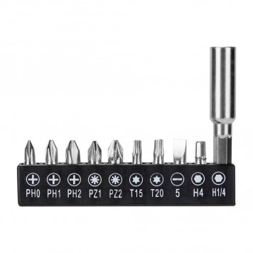 Отвёртка DL-DP04-E2B1 аккумуляторная (3,6В, 1,5А*ч, 3Нм, набор бит 10 шт, пласт. кейс) Deli-8