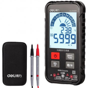 Мультиметр DL334504 многофункциональный цифровой Deli