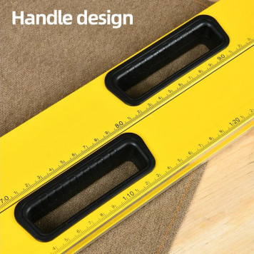 Уровень DL291500 строительный магнитный 3 глазка 150 см Deli-4