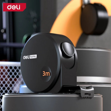 Набор HT0208 ручного инструмента + шуруповерт "Home Series Black" 8 предметов Deli-11