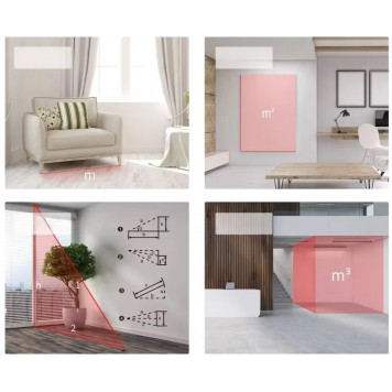 Дальномер DL331140 лазерный "Home Series Black" диапазон измерений 0,05~40м, Deli-6