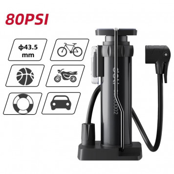 Насос DL880002 велосипедный ножной Deli-1