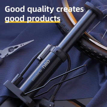 Насос DL880002 велосипедный ножной Deli-2