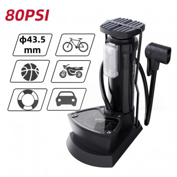 Насос DL880003 велосипедный ножной Deli-1