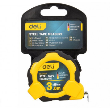 Рулетка DL3795 3мх16мм, Deli-1