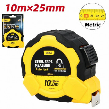 Рулетка DL3799 10мх25мм, Deli-1