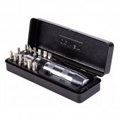 Отвёртка DL8901 ударная с набором бит 13шт Deli