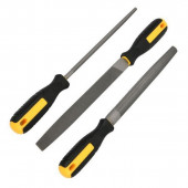 Набор DL351083 напильников 3шт, инструментальная сталь, Deli