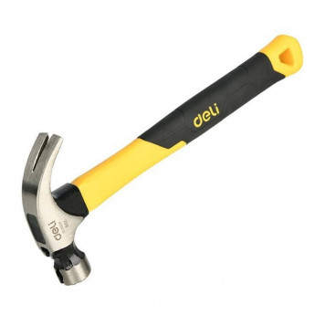 Молоток DL5001F гвоздодер, 225 гр. магнит Deli Молоток DL5001F гвоздодер, 225 гр. магнит Deli