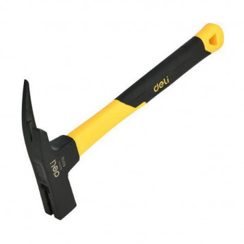 Молоток DL5060 кровельщика 600гр магнит, противоскользящий боек, фиберглассовая рукоять Deli Молоток DL5060 кровельщика 600гр магнит, противоскользящий боек, фиберглассовая рукоять Deli