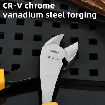 Бокорезы DL2017H диагональные усиленные 180мм, двухкомпонентная ручка Deli-4