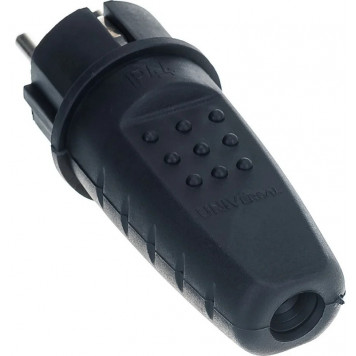 Вилка (Каучук) Универсал с З/К прямая чёрная-2