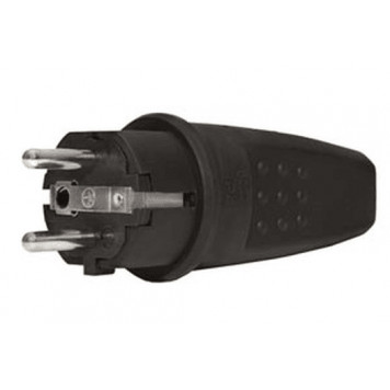 Вилка (Каучук) Универсал с З/К прямая чёрная