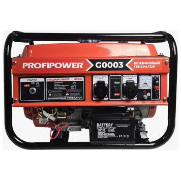 Бензиновый G0003 генератор PROFIPOWER БГ-4000Э-1