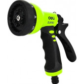 Пистолет DL8760 распылитель поливочный 9 режимов распыления, прорезиненная рукоять, пластиковый Deli