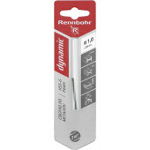 Сверло 675010 по металлу ЦХ, 1.0х34мм, HSS-G, P6M5, 2шт/уп, RENNBOHR DYNAMIC CARD