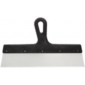 Шпатель зубчатый из нерж.стали с антикорр.покр 350мм,4*4 мм