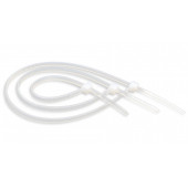 Хомут-стяжки ленточные 4*200 (3,6*200) белые уп 100 шт