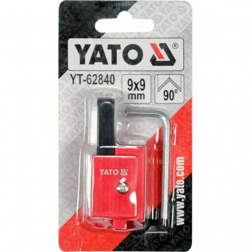 Стамеска YT-62840 угловая 9х9мм 40Cr, алюминиевый корпус YATO-3