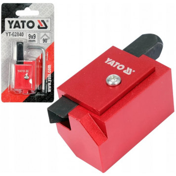 Стамеска YT-62840 угловая 9х9мм 40Cr, алюминиевый корпус YATO