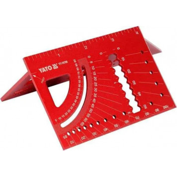 Угольник YT-70796 150мм. 45/90гр. 3D Al YATO