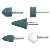 Камни 25400 шлифовальные набор 5шт металла, древесины и пластика VOREL
