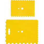 Шпатели 05960 пластмассовые плиточника н-р 2шт 180х130мм,130х90мм VOREL