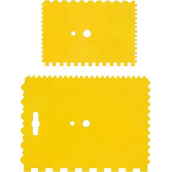 Шпатели 05960 пластмассовые плиточника н-р 2шт 180х130мм,130х90мм VOREL