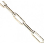 Цепь БУХТА стальная длиннозвенная (оцинк) d4мм 50м