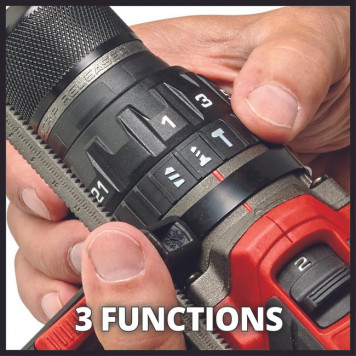 Дрель аккумуляторная ударная 18/120 Einhell PXC TP-CD Li-i BL (4514310SETL)-6